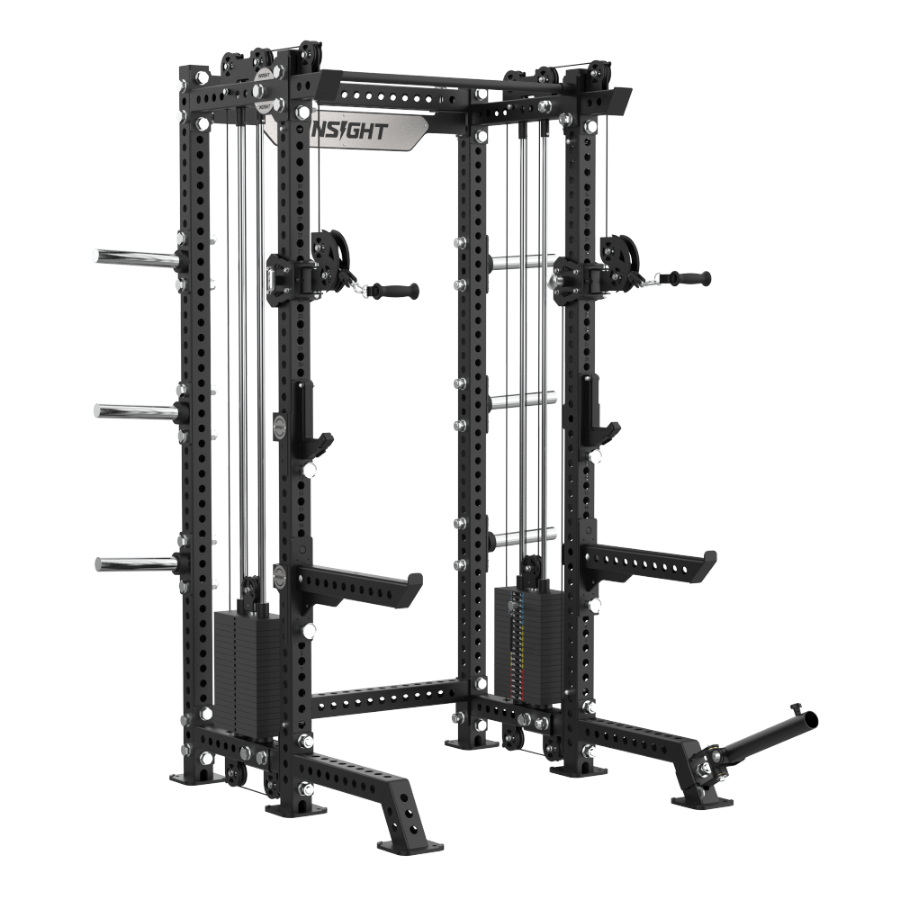 Ascentia Fitness R2S Half Rack With Dual Pulley