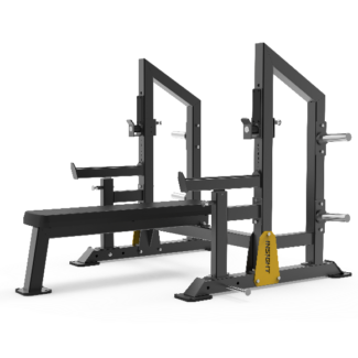 Ascentia Fitness R2S Safety Flat Press Bench