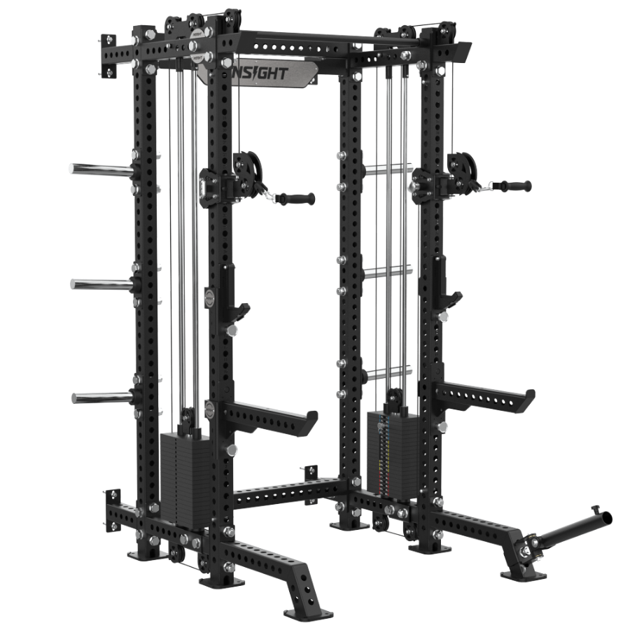 Ascentia Fitness R2S Wall-Mounted Half Rack With Dual Pulley